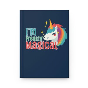 Rainbow Unicorn Hardcover Journal: Magical Gift for Writers