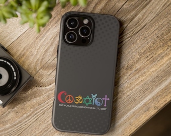 Funda para teléfono Human Coexist: Diseño de diversidad y unidad