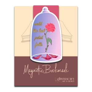 Zakładka magnetyczna Enchanted Rose | Piękna i Bestia Bajkowy prezent