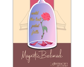 Enchanted Rose Bookmark: Beauty and the Beast Inspired Reading Accessory
