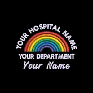 NHS Rainbow Hoodie logo