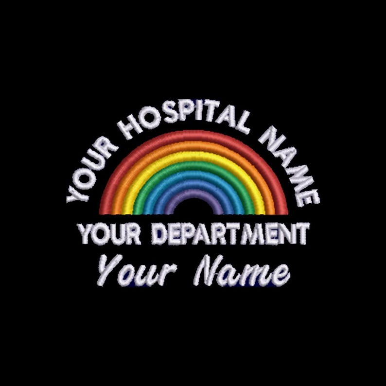 NHS Rainbow Hoodie logo