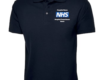 NHS Polo Shirt 100% cotton - Personalised