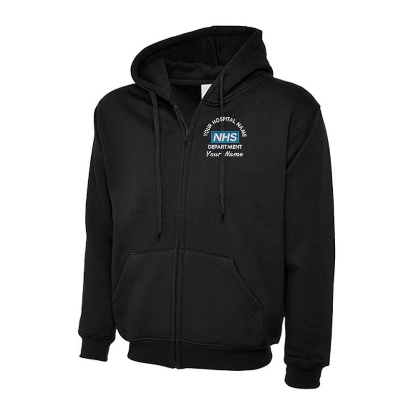 NHS Hoodie Black