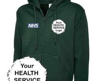 All* NHS Ambulance Services Hoodie (Embroidered Logo), Add Staff Name & Pin, Paramedic Staff Uniform