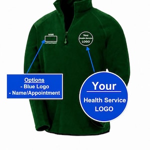 All* Healthcare Service - Fleece Quarter Zip MICRO (lightest) - Unisex RS905