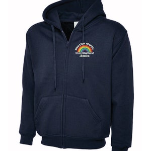 NHS Rainbow Hoodie, Personalised NHS Rainbow Design image 7