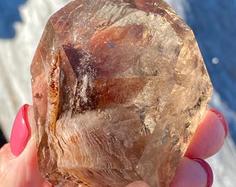 LODOLITE Quartz Freeform - GARDEN Quartz - Earth Energy Stone - Healing Crystals - Anxiety Crystals - Grounding Stone - Brazilian Crystals