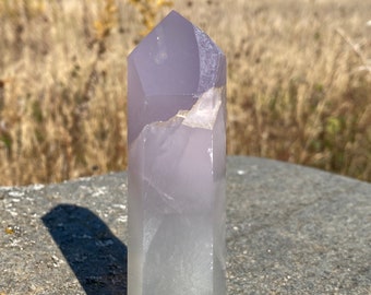 LAVENDER FLUORITE - Focus Stone - Healing Crystals - Meditation Altar - Natural Crystal Tower From Brazil