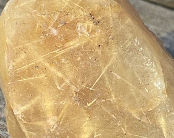 1- CITRINE RUTILÉE - Citrine NATURELLE Brute - Pierre de Prospérité - Pierre de Manifestation - Citrine Brésilienne - Choisie Intuitivement