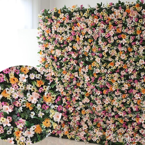 Colorful Wildflower Flower Wall,wildflower 5D Artificial Flower