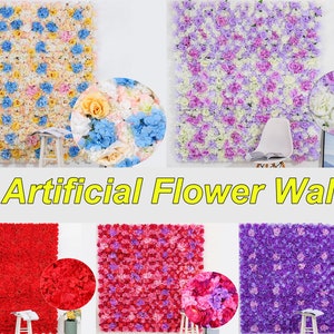 Hot Sale Hotel 3D Artificial Flower Romantic Wedding Background Wall  Decoration BabyShow Christmas Home Photo Backdrop Decor