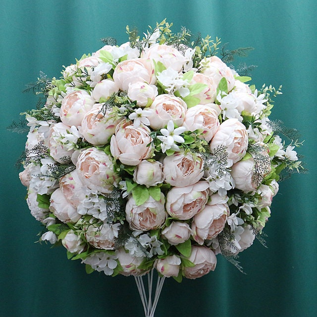 Large Red Rose Flower Ballflower Table Runnerfloral Table - Etsy