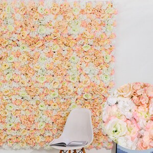 3D Artificial Flower Champagne Rose Hydrangea Romantic Wedding Background Wall BabyShow Christmas Home Photo Backdrop Hotel Event Decoration