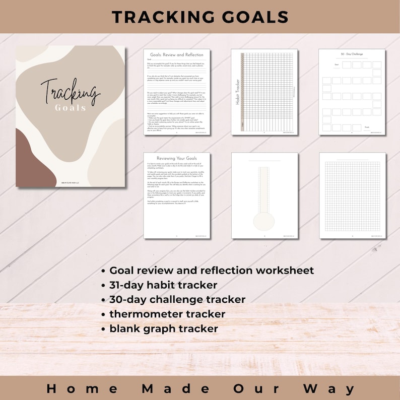 Tracking Goals with habit trackers