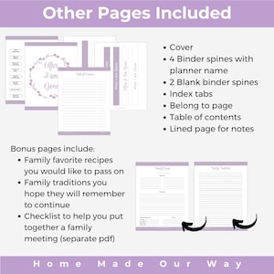 End of Life Planner with bonus pages