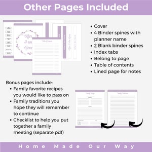 End of Life Planner with bonus pages