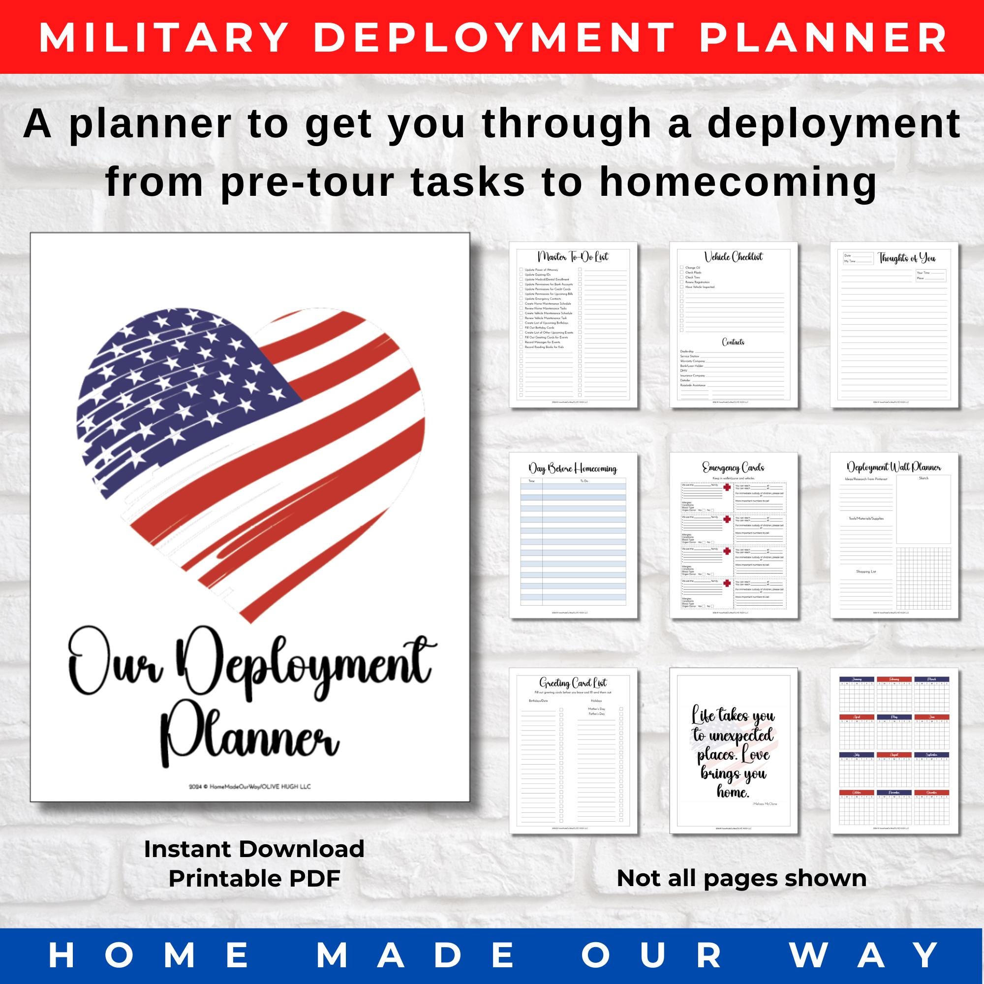military-deployment-planner-for-military-spouses-and-families-printable-military-binder-deployment-journal-and-keepsake-etsy