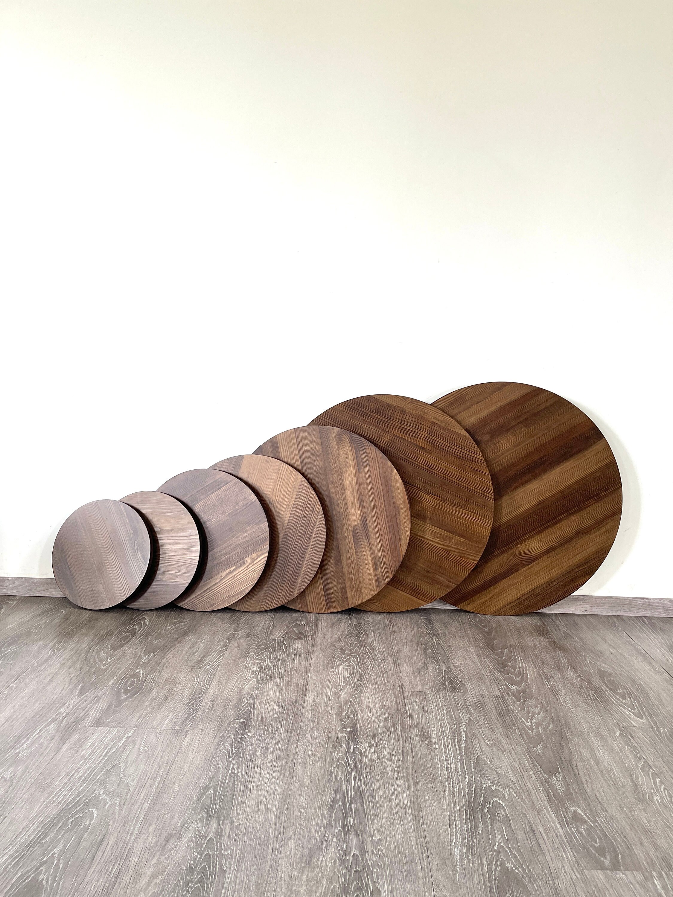 Wooden Table Top, Wooden Tray, Custom Round, Rustic Table Top, Pine