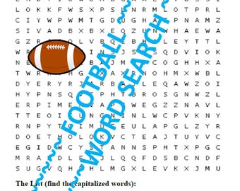 great nfl tight ends printable word search perfect for etsy