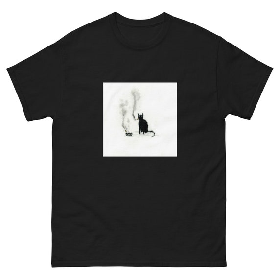 Smoking Cat Shirt - Etsy