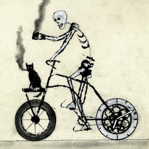 Physical Print -- Strange -- 10x10&quot; , 12x12&quot;