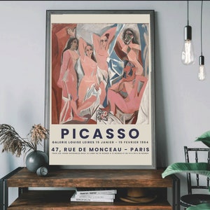 Picasso Boho Wandbild Digital Download Gemälde Französische Kunst Pablo Picasso Trendy Art