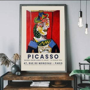 Picasso Boho Wandbild Digital Download Gemälde Französische Kunst Pablo Picasso Trendy Art