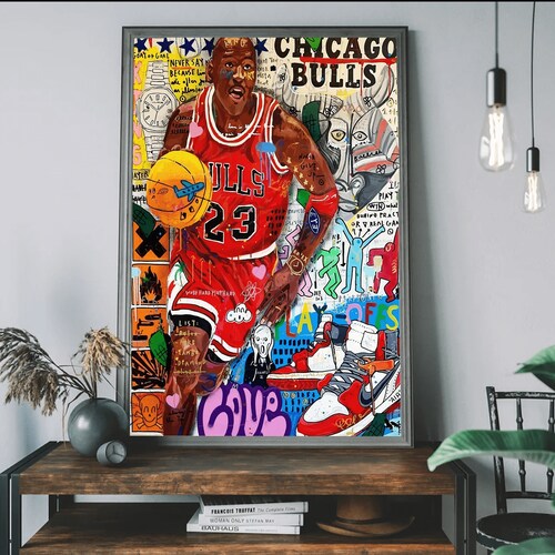 Michael Jordan Wall Art Hype Beast Art Jordan 1 Custom Art Etsy Australia