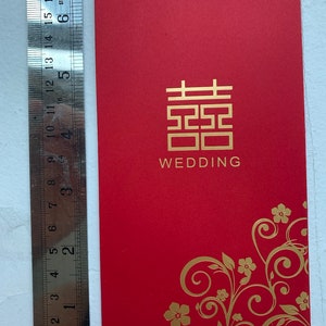 Six, High-quality Frosted Chinese Red Envelope, Wedding Decoration, Lucky  Money Red Envelope, Wedding Red Envelope, Suitable For Wedding, Engagement,  Wedding Anniversary - Temu