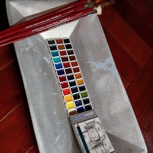 Rectangular Silver Metal Serving tray