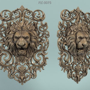 Adorno decorativo RZ-0075. Modelo 3D STL para CNC