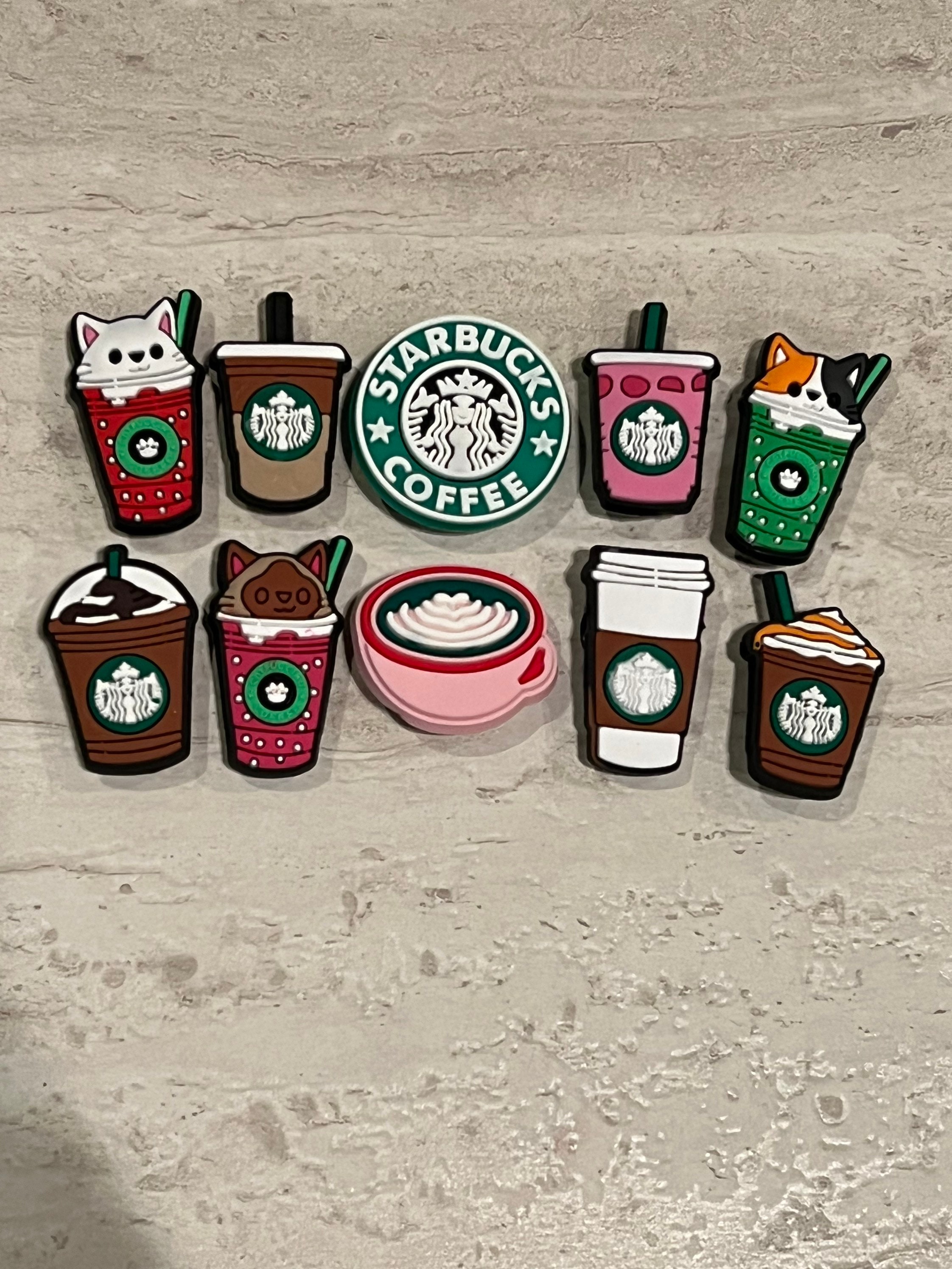Starbucks Iced Coffee Rubber Shoe Charms