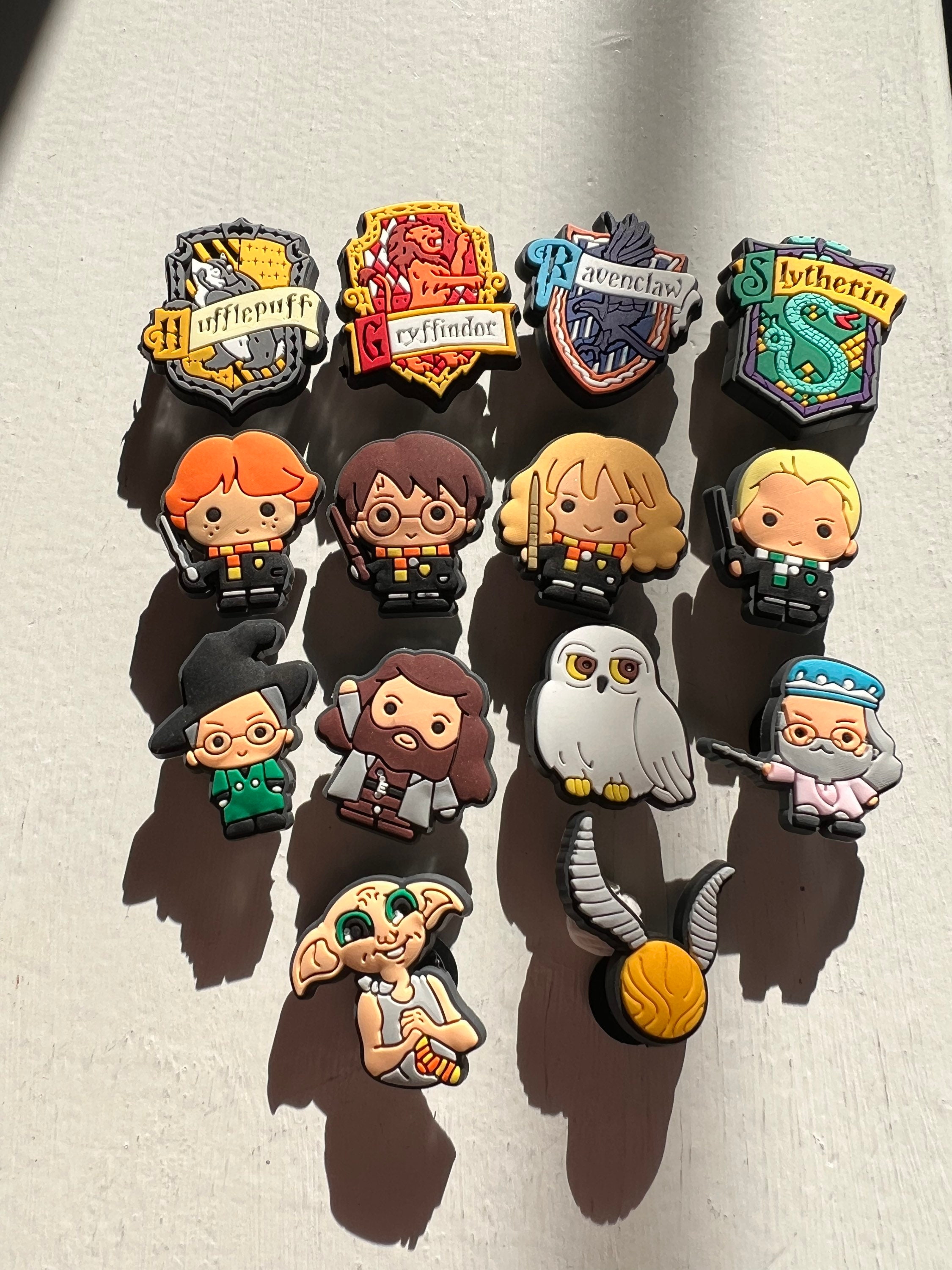 17 pc Harry Potter Character Croc Charms