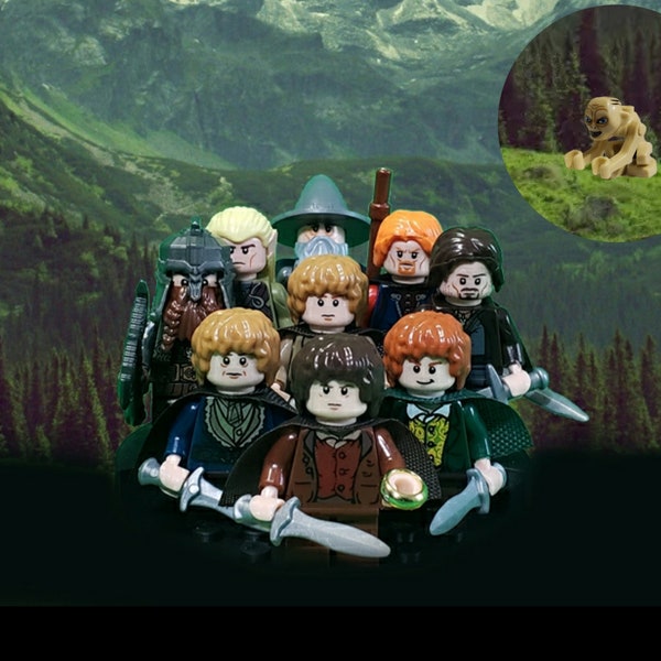 LOTR Fellowship Block Figures