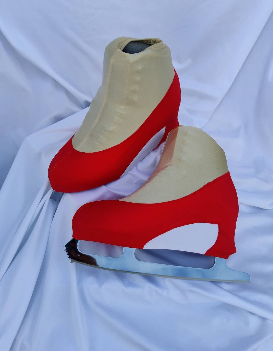 Ice Skating Boot Covers Red High Heel Boot Light Sock Roller Etsy
