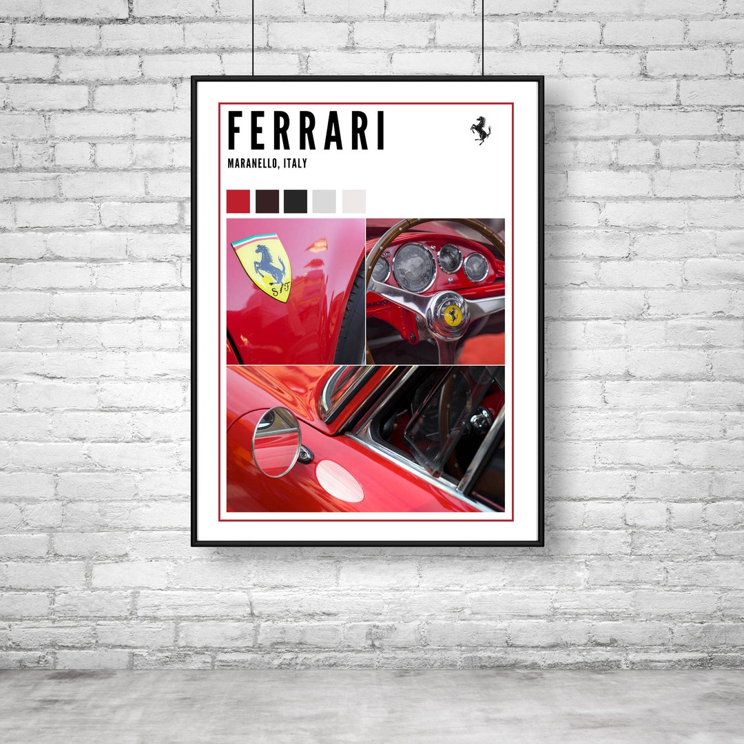 Luxury Sports Car Digital Poster, Download Sports Car Wall Art, Printable Luxury Car Poster