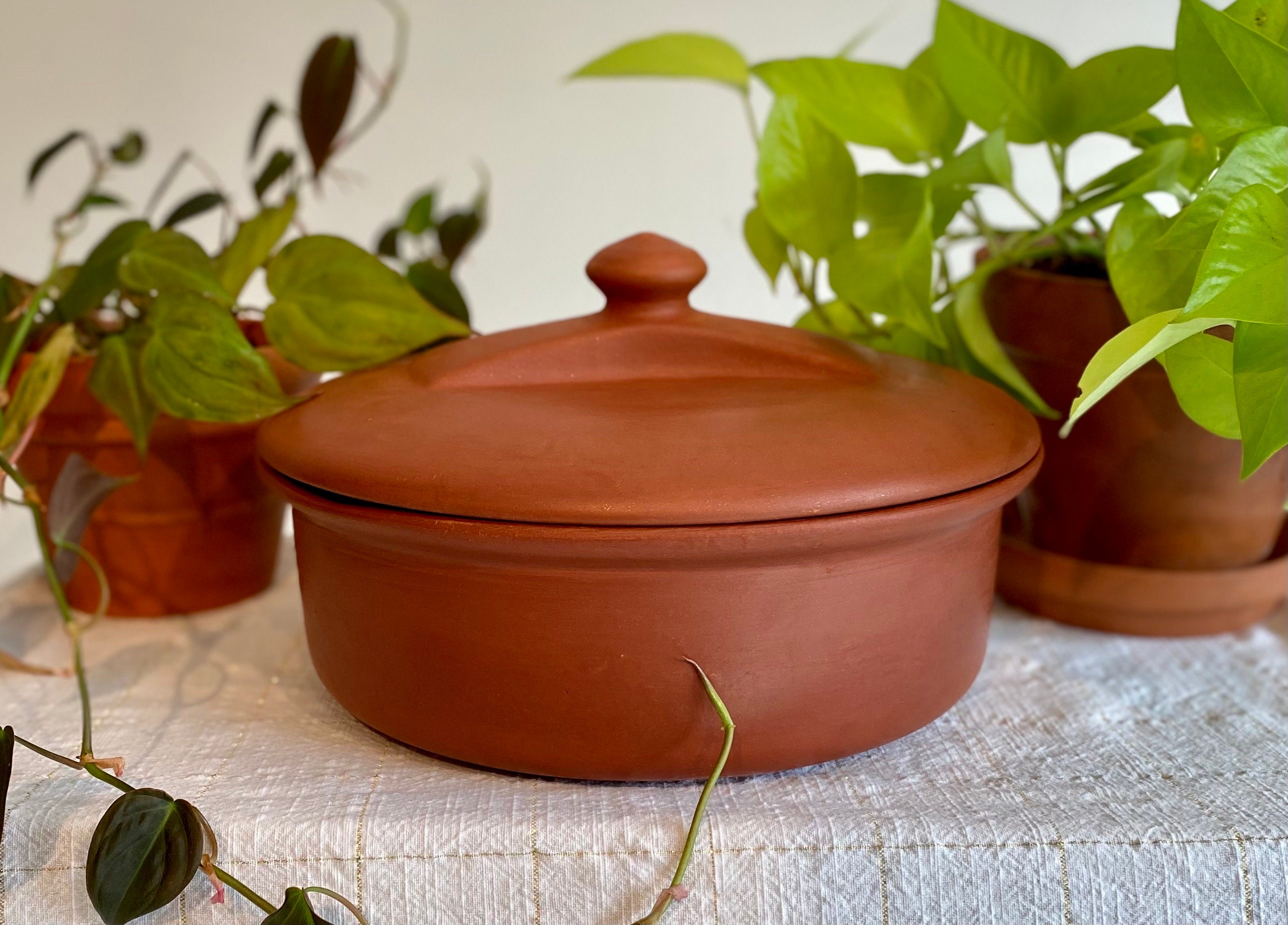 Clay Cooking Pots, 4.5 Terra Cotta, Clay Pots For Comoros