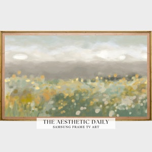 Samsung Frame TV Art | Spring Field Abstract Landscape Painting with Flowers | DIGITAL DOWNLOAD 1004