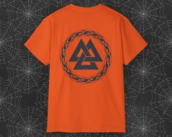 T-shirt Viking Ours Avec Symbole Valknut - Coton, Taille Homme, Neuf Sans étiquettes