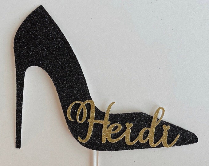 High heel cake toppers, Heel cake topper, Heels cake topper, Fashionista cake topper, Fashionista birthday cake topper, Shoe lover cake