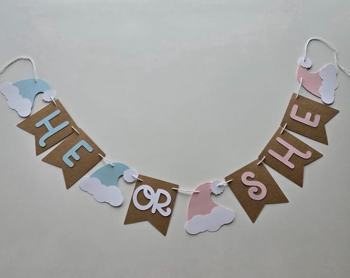 Christmas Gender Reveal banner