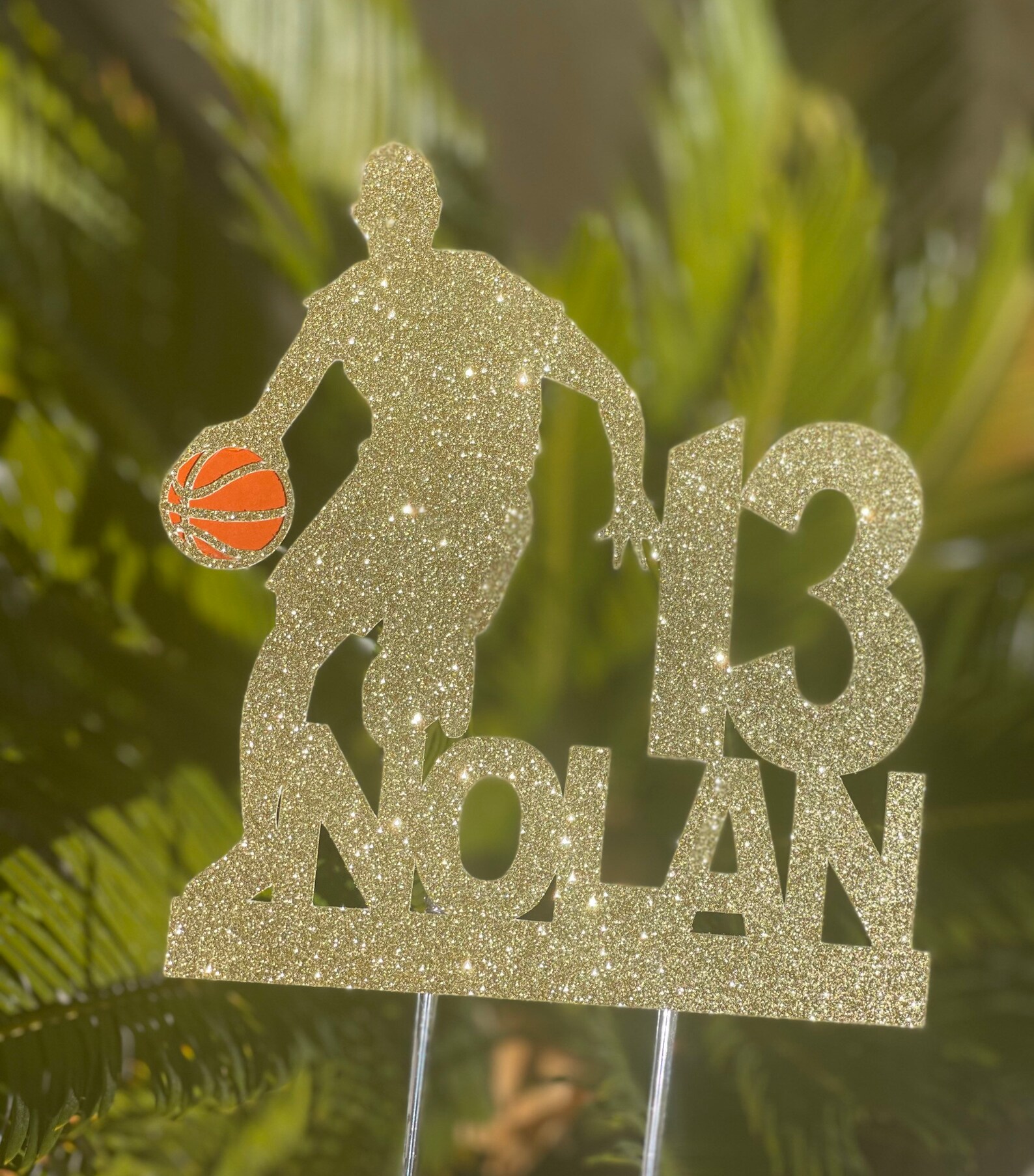Basketball Cake Topper Basketball Player Cake Topper Etsy