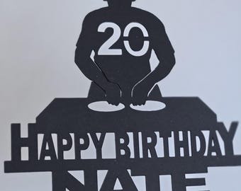 DJ Cake Topper