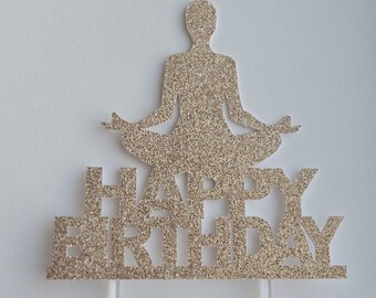 Yoga Cake Topper