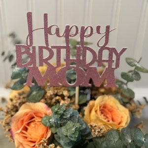 Birthday Centerpiece Topper: Flower Arrangement Decor