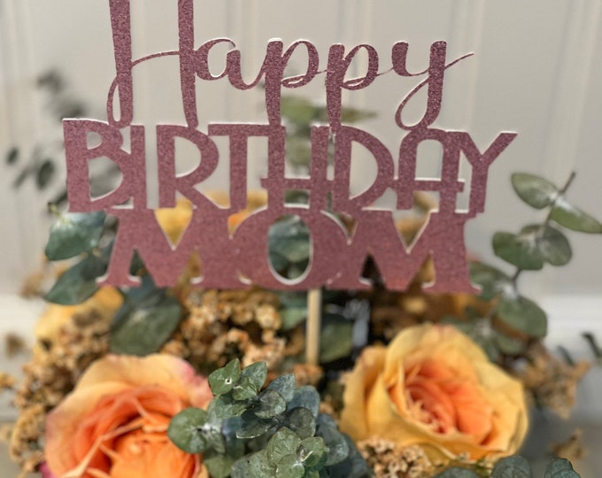 Birthday centerpiece, flower center piece, flower topper, flower birthday topper, birthday topper, custom centerpiece