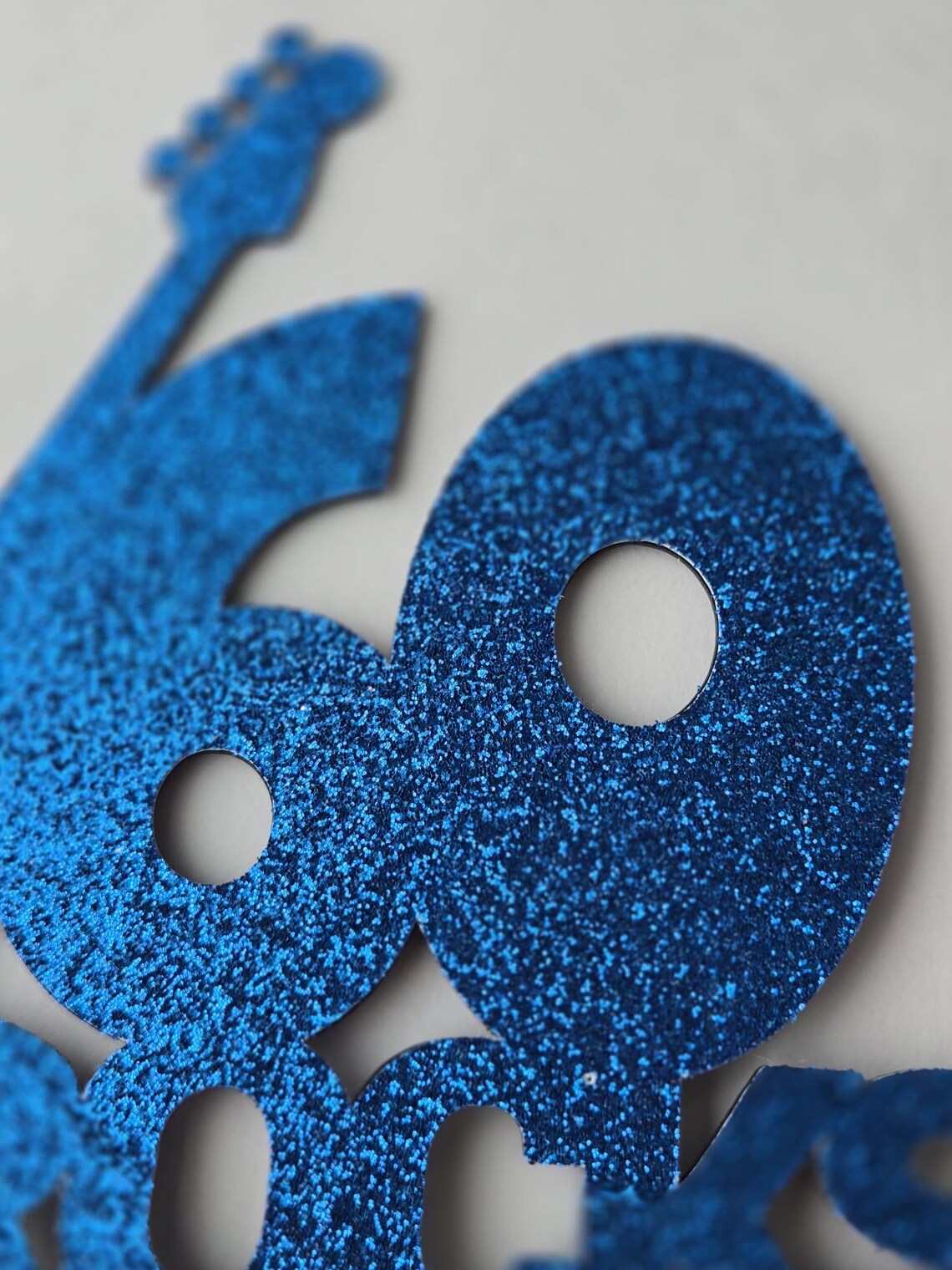 60 Rocks Guitar Cake Topper: Rock and Roll Birthday - Etsy