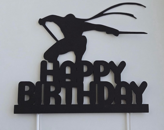 Ninja Birthday Cake Topper: Handmade Paper Party Decoration