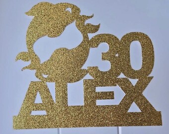 Pisces cake topper, zodiac cake topper, Pisces birthday cake topper, Pisces cupcake toppers, zodiac party supplies, zodiac birthday
